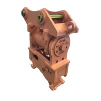 excavator rotating quick hitch